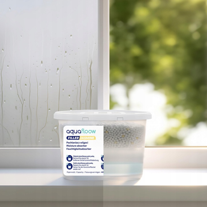12x pochłaniacz wilgoci osuszacz na wilgoć jaśminowy 400 ml AquaFloow