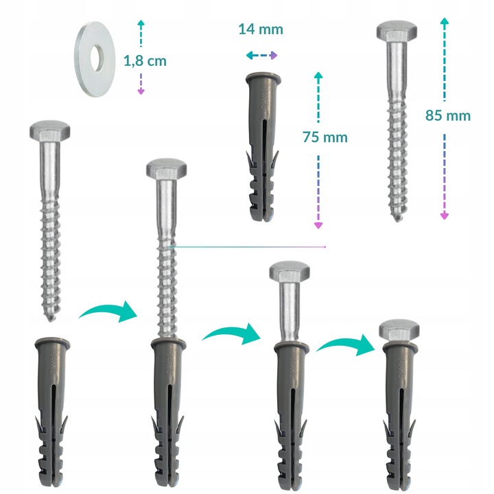 MOCOWANIE SUFITOWE STALOWY UCHWYT HAK DO MONTAŻU PASÓW TRX HUŚTAWKI WORKA
