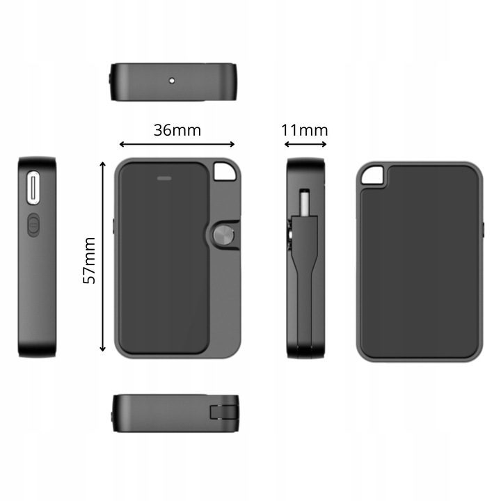 DYKTAFON SZPIEGOWSKI MINI CYFROWY PODSŁUCH MAŁY PENDRIVE 32GB BRELOK