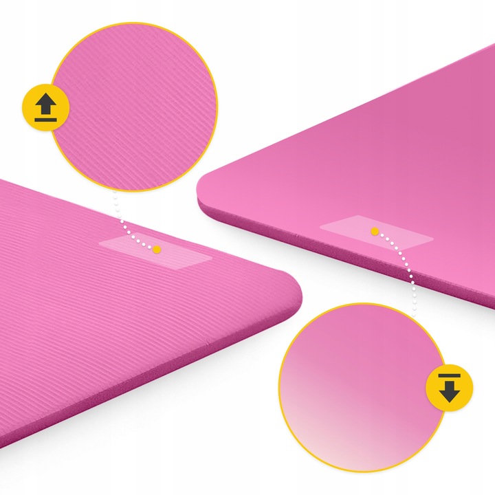 MATA DO ĆWICZEŃ JOGI GIMNASTYCZNA KARIMATA GRUBA NBR ANTYPOŚLIZGOWA