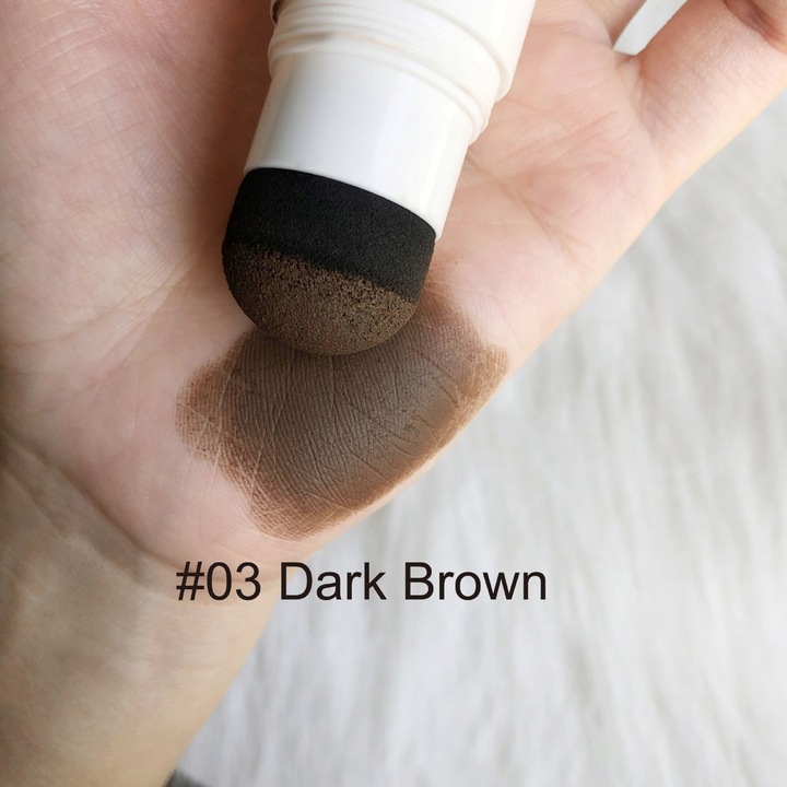 STEMPEL DO BRWI POMADA SZABLONY CIEMNO BRĄZOWY X3