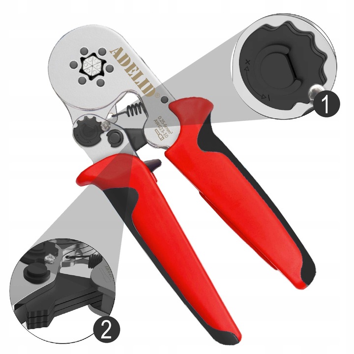 ZACISKARKA PRASKA TULEJEK DO KABLI SZEŚCIOKĄTNA