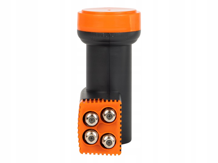 KONWERTER SATELITARNY QUAD PREMIUM 4K HD 4 GNIAZDA POCZWÓRNY + 4x WTYK