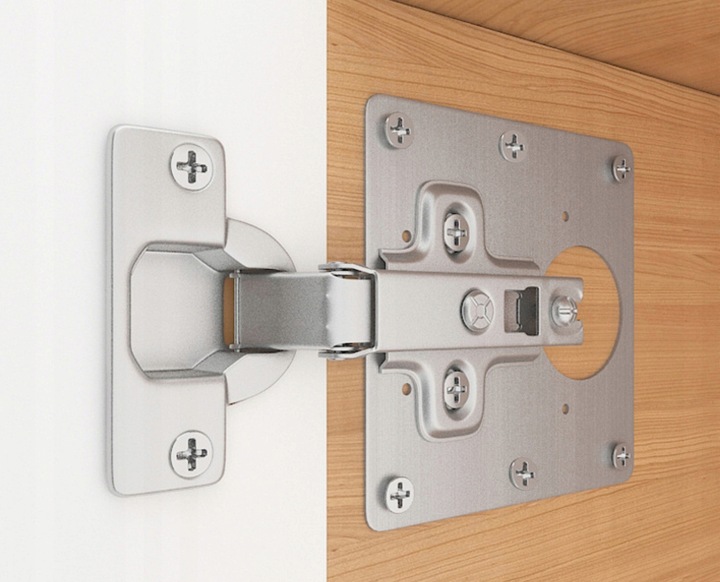 30x PŁYTKA DO NAPRAWY WYRWANYCH ZAWIASÓW MEBLOWYCH SZAFEK ZESTAW