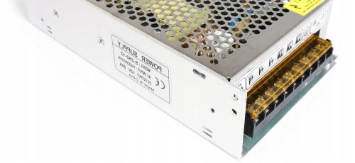 ZASILACZ 12V 250W 20A IP20 DO TAŚM LED, CCTV