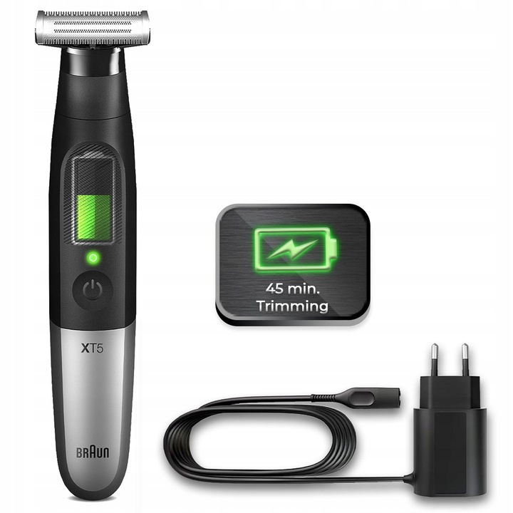 GOLARKA HYBRYDOWA TRYMER DO BRODY BRAUN 5 XT FLEX 4D 360° WET&DRY+ 2