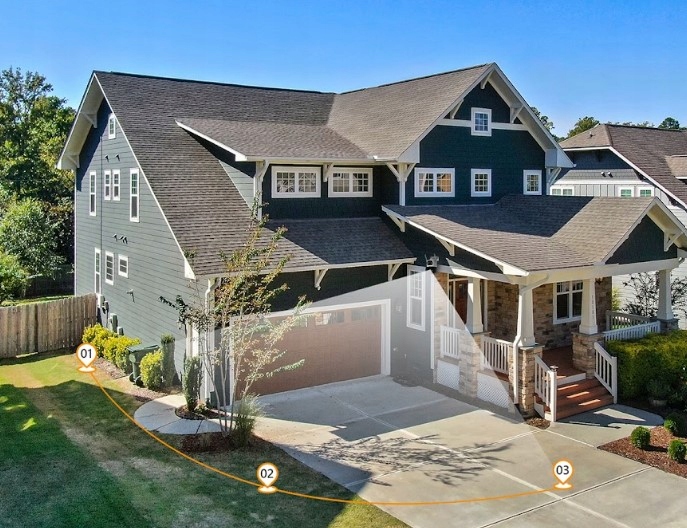 Kamera zewnętrzna wifi obrotowa Dahua 2x 5MP Głośnik Mikrofon Głośnik