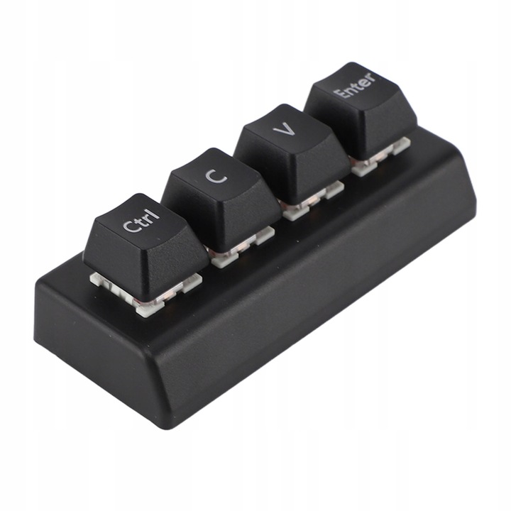 PROGRAMOWALNA KLAWIATURA MECHANICZNA USB 4 KLAWISZE MINI