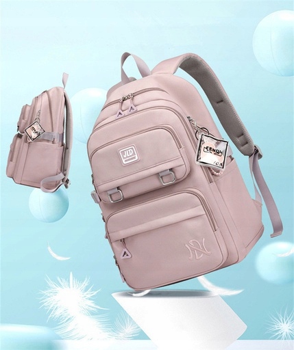 Plecak szkolny różowy (D072)