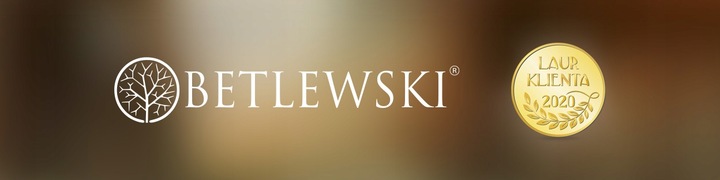 Betlewski Pasek męski skóra naturalna prostokątna klamra trwały 105