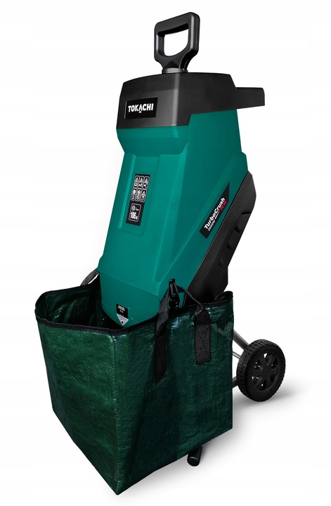 ROZDRABNIACZ ELEKTRYCZNY RĘBAK DO GAŁĘZI GŁADKOLUFOWY MOCNY 3500W DWA