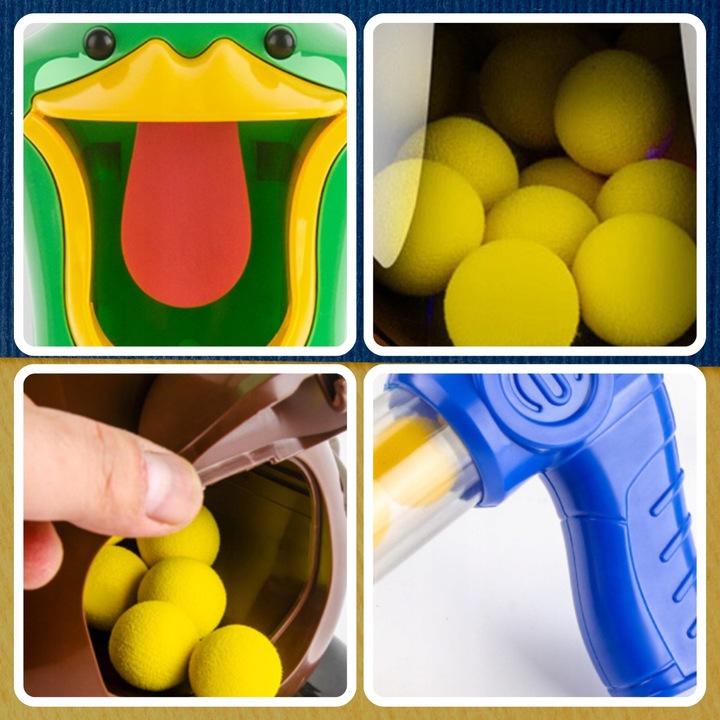 GŁODNA KACZKA STRZELANIE DO CELU PISTOLET ZABAWKOWY 2X GRA ZRĘCZNOŚCIOWA