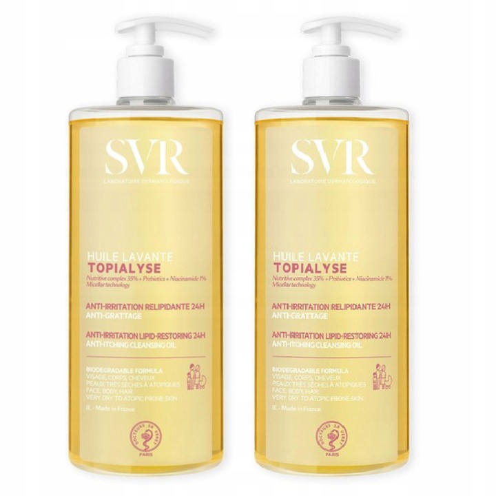 SVR Topialyse Huile Lavante Olejek Do Mycia Ciała Przeciwświądowy 1000 ml