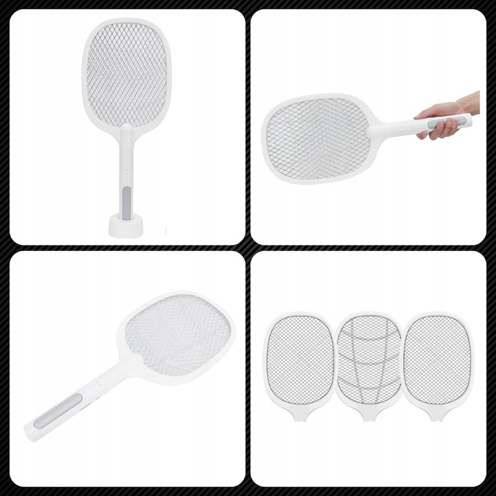 ELEKTRYCZNA ŁAPKA NA MUCHY PACKA NA OWADY KOMARY RAŻĄCA PRĄDEM