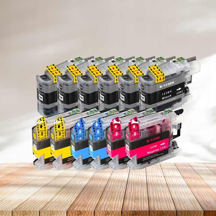 12x TUSZ DO BROTHER DCP-J152W DCP-J132W DCP-J552DW LC123 XL