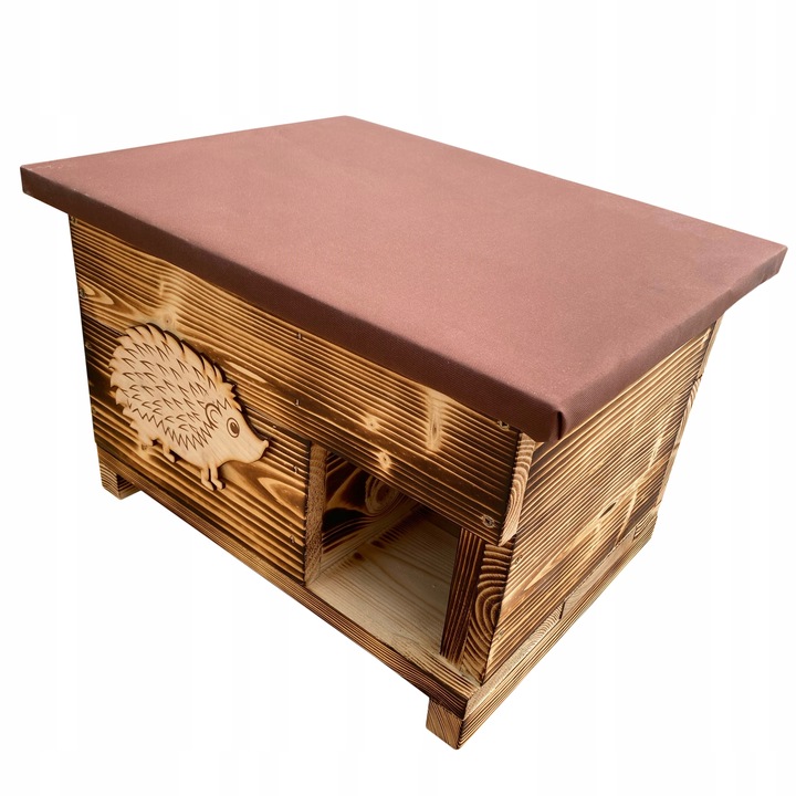 DREWNIANY domek dom dla JEŻA jeży lęgowy budka legowisko schron xxl