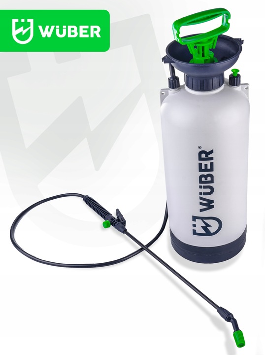 OPRYSKIWACZ CIŚNIENIOWY RĘCZNY DUŻY POJEMNOŚĆ 8L REGULACJA LANCA 98CM