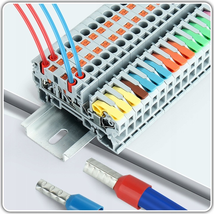 ZACISKARKA PRASKA DO KONEKTORÓW Szczypce PRZEWODÓW KABLI 1200 szt. +