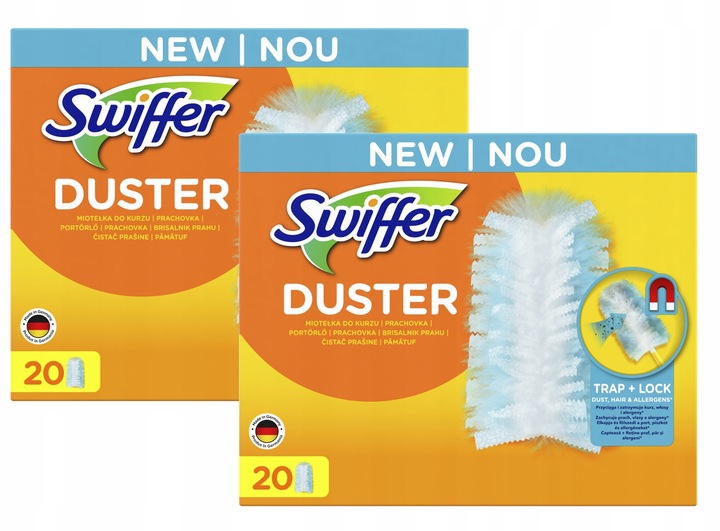 Swiffer Duster Miotełka do kurzu zapas wkłady 25 szt DE MEGA PACK