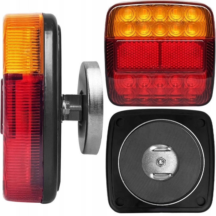 ZESTAW LAMP LED PRZYCZEPY PRZYCZEPKA NA MAGNES Z PRZEWODEM 7.5 M