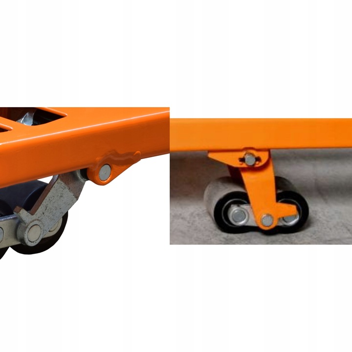 POLSKI PALECIAK ZE WSPOMAGANIEM I HAMULCEM 120x55cm 2.5t WÓZEK PALETOWY