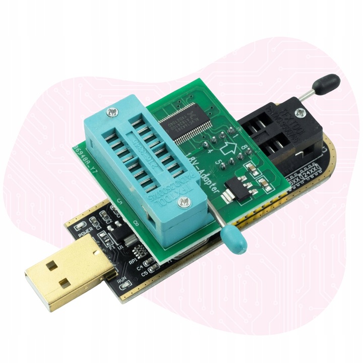 Programator EEPROM i Flash CH341A BIOS Duży Zestaw Do Programowania Układów