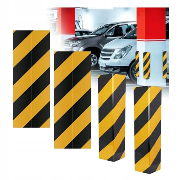 NAROŻNIK ODBOJNIK OCHRONNY na ścianę garażu parking mata 50x20x1,5