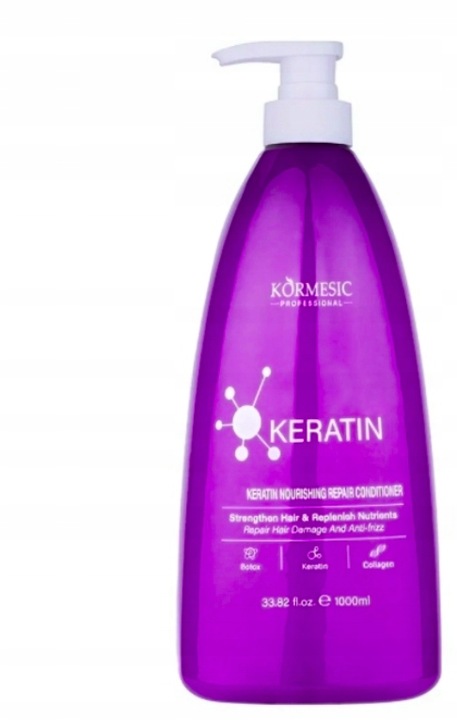 Zestaw kormesic keratynowy szampon 1000ml+ odzywka 1000ml+ maska 350g