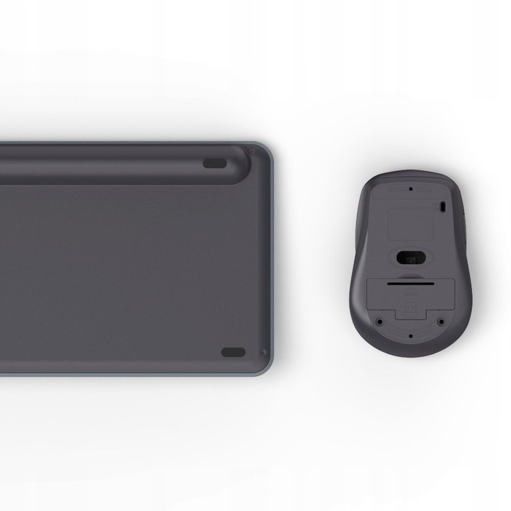 KLAWIATURA I MYSZKA Zestaw Bezprzewodowy Hama WKM-550 Czarno-Szara