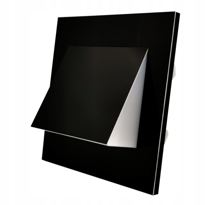 Oświetlenie schodowe oprawa lampka schodowa LED 230V 2W Czarna Q6 Skinder