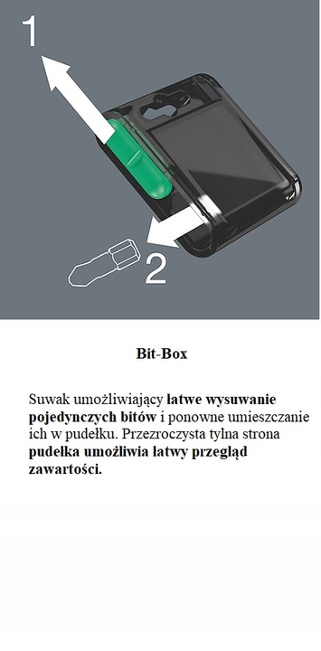 ZESTAW BIT-BOX 20 TX HF, TX 25MM 20 SZTUK WERA