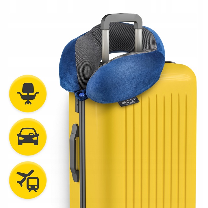 PODUSZKA PODRÓŻNA TURYSTYCZNA ROGAL ZAGŁÓWEK NA SZYJĘ PIANKA VISCO MEMORY