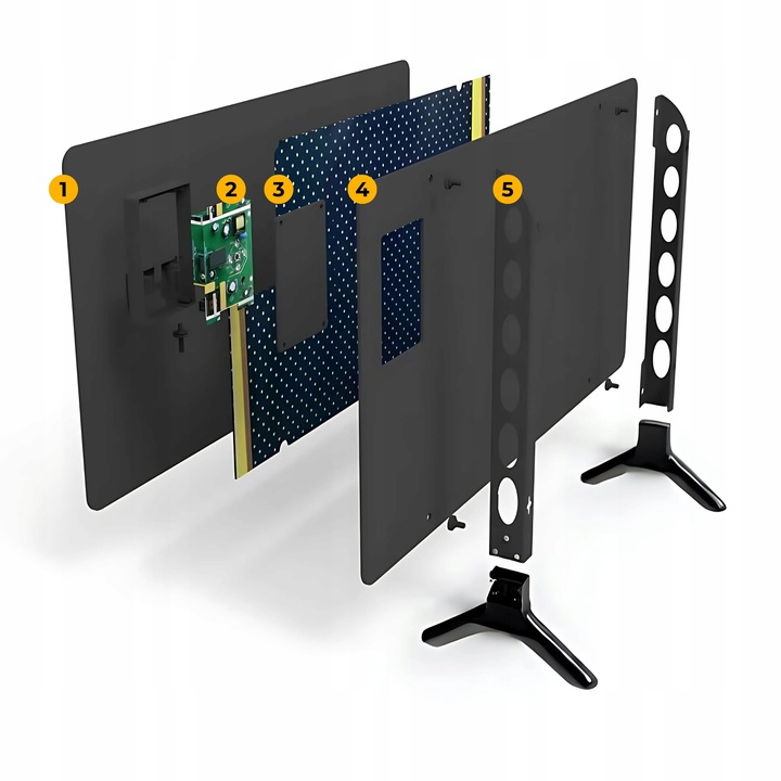 Szklany grzejnik na podczerwień promiennik PrimeHeat 720W WiFi Tuya