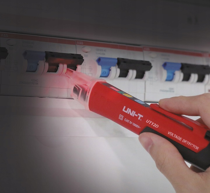 Bezdotykowy Wykrywacz Napięcia L wskaźnik tester UT12D PRÓBNIK UNI-T
