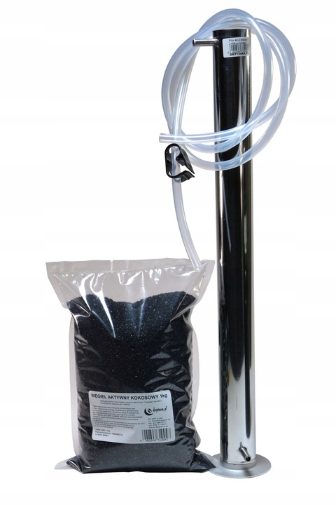 Filtr węglowy INOX węgiel aktywny kokosowy GRATISY