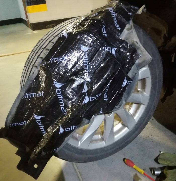 AB-25 MATA wygłuszająca BUTYLOWA bitumiczna 75x50 redukcja wibracji