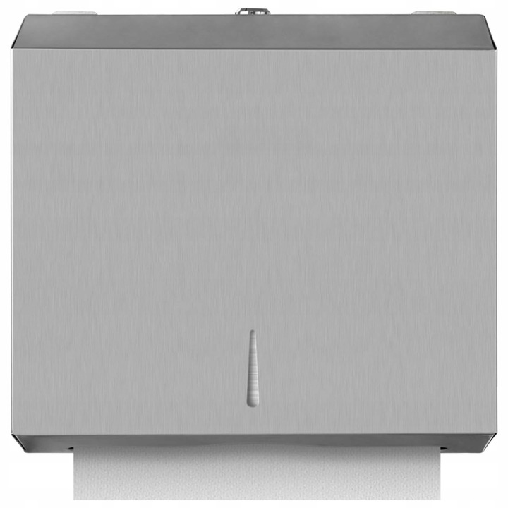 Dozownik Podajnik Stalowy na ręczniki papierowe ZZ Matowy HIGI24 Atest PZH