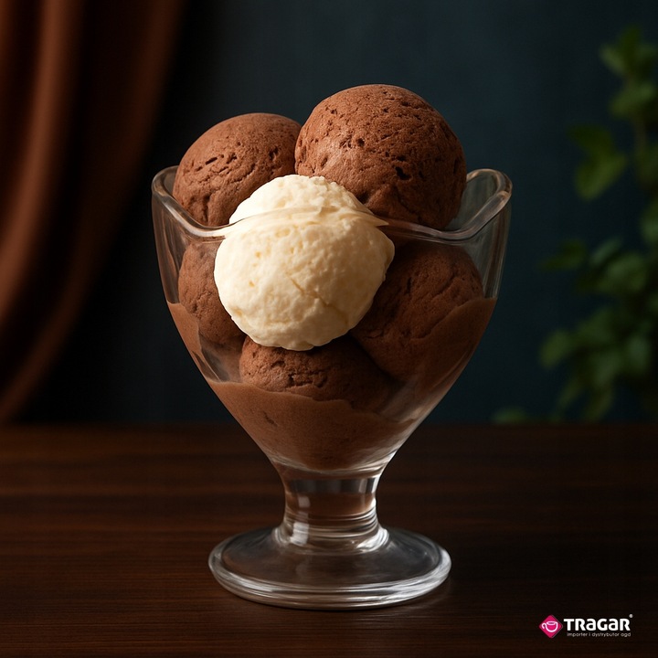 12x PUCHARKI 300ML PUCHAREK SZKLANE NA LODY DESER POJEMNIK KOMPLET ZESTAW