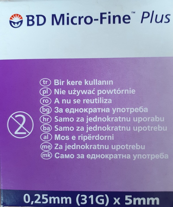 Igły do penów BD Micro-Fine 31G x 5mm