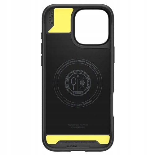 ETUI CASE DO APPLE IPHONE 16 PRO SPIGEN RUGGED ARMOR MAGFIT MAGSAFE CZARNE