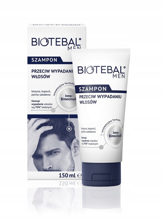 Biotebal Men 150ml SZAMPON Przeciwko wypadaniu włosów