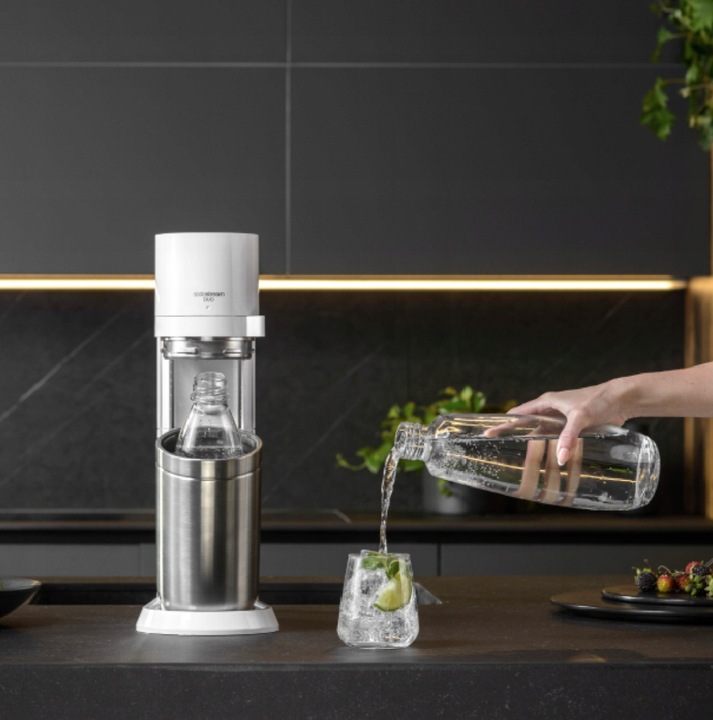 Szklane butelki SodaStream 2x1L kompatybilne TYLKO z ekspresem DUO