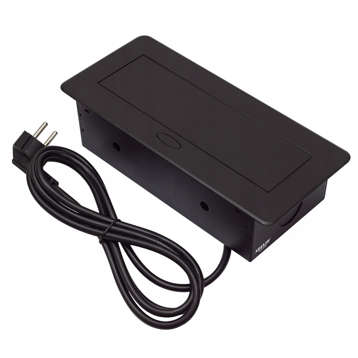 GNIAZDO POTRÓJNE CHOWANE W BLAT NABLATOWE GNIAZDKO