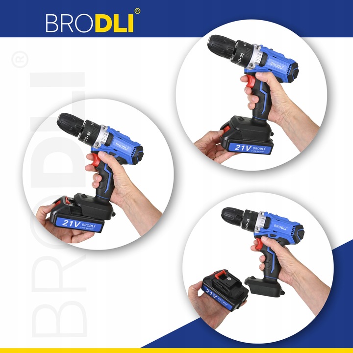 WIERTARKO WKRĘTARKA AKUMULATOROWA UDAROWA 2 BATERIE BAZA ŁADUJĄCA