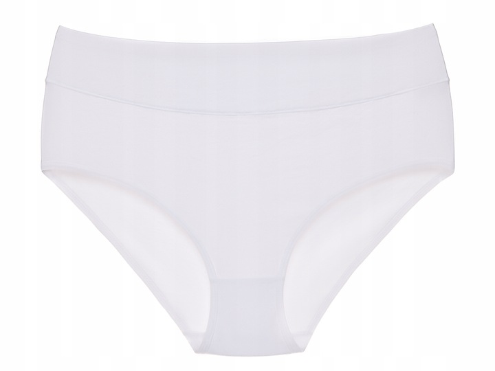 4x Majtki bawełniane figi damskie wysoki stan duże rozmiary size plus
