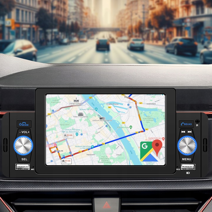 RADIO SAMOCHODOWE 1 DIN USB DOTYKOWE ANDROID AUTO CARPLAY MIRROR LINK