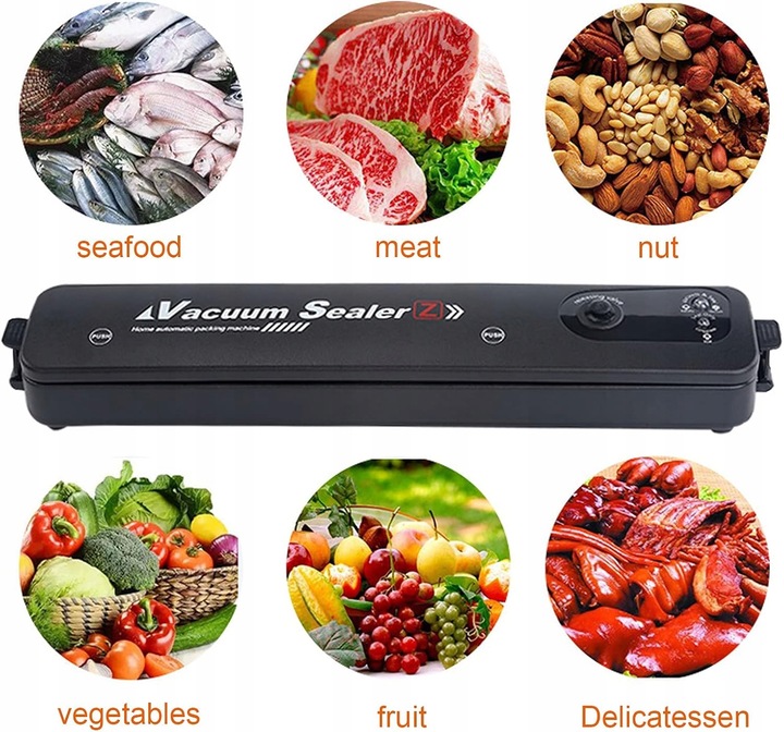 Zgrzewarka próżniowa do pakowania próżniowego żywności 10 szt worków