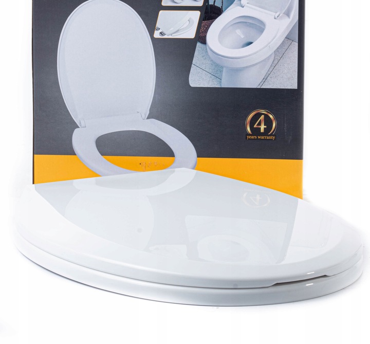 DESKA WC SEDESOWA WOLNOOPADAJĄCA WYPINANA KLOZETOWA UNIWERSALNA RDW-01