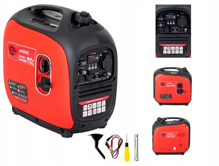 Agregat prądotwórczy generator INWERTOROWY 2400W 230V 12V AVR miedź