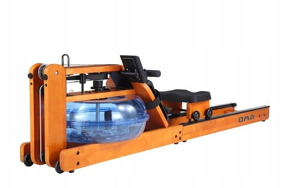 Wioślarz wodny treningowy Wiosła do ćwiczeń DS6203 + Mata pod sprzęt